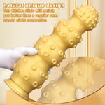 13.3" Gold Silicone Xxl Huge Anal Beads Analdildo With Thick 4 Beads Butt Plug Dildos Vaginal Prostate Massage Stimulation Analplug Dildo Sex Toys For Female Male Gay Advanced Player (L)