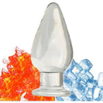 4.72 Inches Crystal Anal Plug Bum Plugs, Anal Expander Glass Prostate Massage Anal Trainer Large Anal Stimulation Sex Toy For Men Women Play