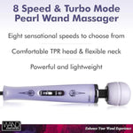 8 Speed Turbo Pearl Wand Massager, Purple