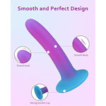 Anal Plug Trainer Kit:3Pcs Silicone Butt Plugs Soft Anal Sex Toys Kit, Waterproof Anal Plugs Trainer Set For Adult Starter Beginner Men Women Couples Prostate Massage Anal Plugs Toys(Purple Blue)