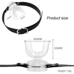 Sm Silicone Mouth Gag, Open Mouth Ball Bite Gag, Open Mouth Gag Restraints Head Harness, Fetish Extreme Slave Adult Muzzles Gag Chastity Bondage Sex Toys