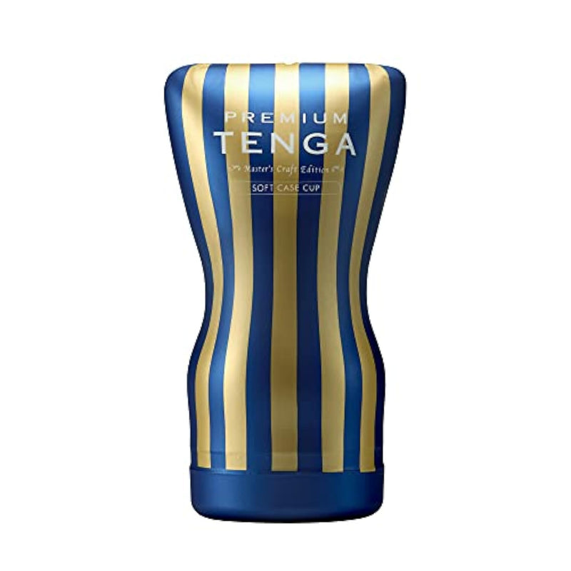 Tenga TOC-202PT Premium Tenga Soft Case Cup Male Masturbator Cup with Powerful Suction,Blue