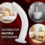 12 Inch Clear Dildo Realistic Huge Thick Anal Penis With Suction Cup, Adult And Gay For Silicone Sex Toys?Soft Thrusting Dildos For Women & Men