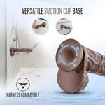 Adult Sex Toys - Realistic Monster Dildo - 11.5 Inch Long - Lifelike Huge Thick Penis With Strong Suction Cup - For Vaginal Anal G Spot Stimulation Unisex - Brown