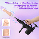 Heating & Vibrating Dildo Sex Machine With Suction Cup, Automatic Thrusting Device For G Spot & Anal Toys, Adult Sex Toy, 3Xlr Connector