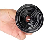 Universal Soft Silicone Penis Sleeve For Mens Electric Penis Vacuum Pump Base Ring Cock Pumps Accessories Extend Pump Enhancer Large Penis Sleeve Sealing Cap Masturbator Cover, Black