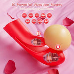 Finger Vibrator Adult Sex Toys For Women, 2 In 1 Flexible Finger Sleeve G Spot Vibrators Dildo With Dual Motors 10 Vibrations, Anal Nipple Clit Stimulation Sex Toys For Female Men Couples
