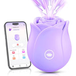 Sucking Vibrator Rose Sex Toy - Vibrator Sex Toys Adult Toys Sexual Pleasure Tools For Women With 10 Suction Vibrators Clitoral Vibrater Couple Female Women Adult Sex Toys & Games