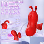 Finger Vibrator Women Sex Toys - Mini Bullet Vibrator With 10 Vibration Modes, Bee Vibrators Couples Toy For Clitoral Nipple Stimulation, Butterfly Female Vibrators Adult Sex Toys & Games