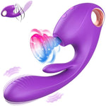 Sucking Vibrator Adult Sex Toys For Women - 3In1 Clitoral G Spot Vibrator With 10 Suction & Vibrating Modes, Vibrators Pleasure Soft Sensation Silicone Female Sex Toy For Woman Couple