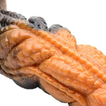 Ravager Rippled Tentacle Silicone Dildo | Marbled, Muscular, And Wavy With Reptile Textures | Suction Cup Base And Harness Compatible, Made With Premium Silicone