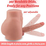 Brown Male Sex Doll For Women Gay Sex Toys Torso Dildo Torso Sex Toy Gay Sex Doll With Brown Penis, Tight Anal, Woman Sex Doll Riding Sex Toy Male With 8In Dildo Sex Ass 17Lb