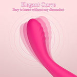 Rose Vibrator, High-Frequency G Spot Clitoris Vibrator With 5 Speeds & 10 Modes - Powerful Clitoral Stimulator, Vibrating Massager Sex Toys For Women Sexual Pleasure, Rose Toys Pink