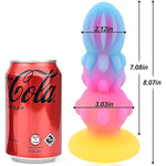 Butt Plug Sex Toys Glow-In-The-Dark Monster Dildo With Suction Cup Silicone Anal Beads For Female Male Prostate Massage Masturbation G-Spot Anal Dildo (Xxl)