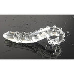 Glass Pleasure Wand Tentacle Glass Dildo For Women 6 Inch