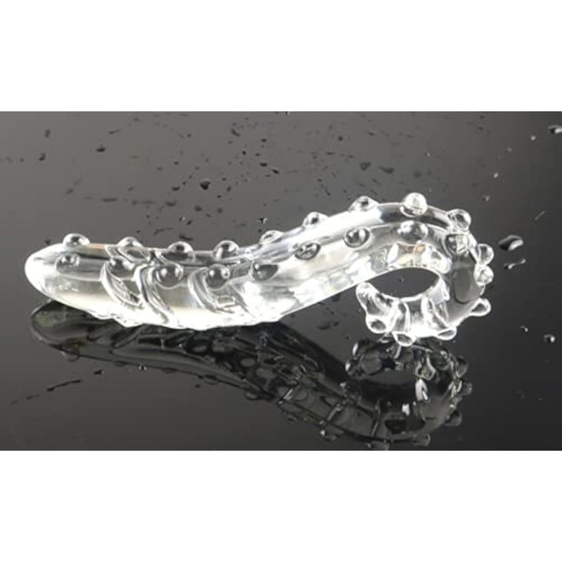 Glass Pleasure Wand Tentacle Glass Dildo For Women 6 Inch