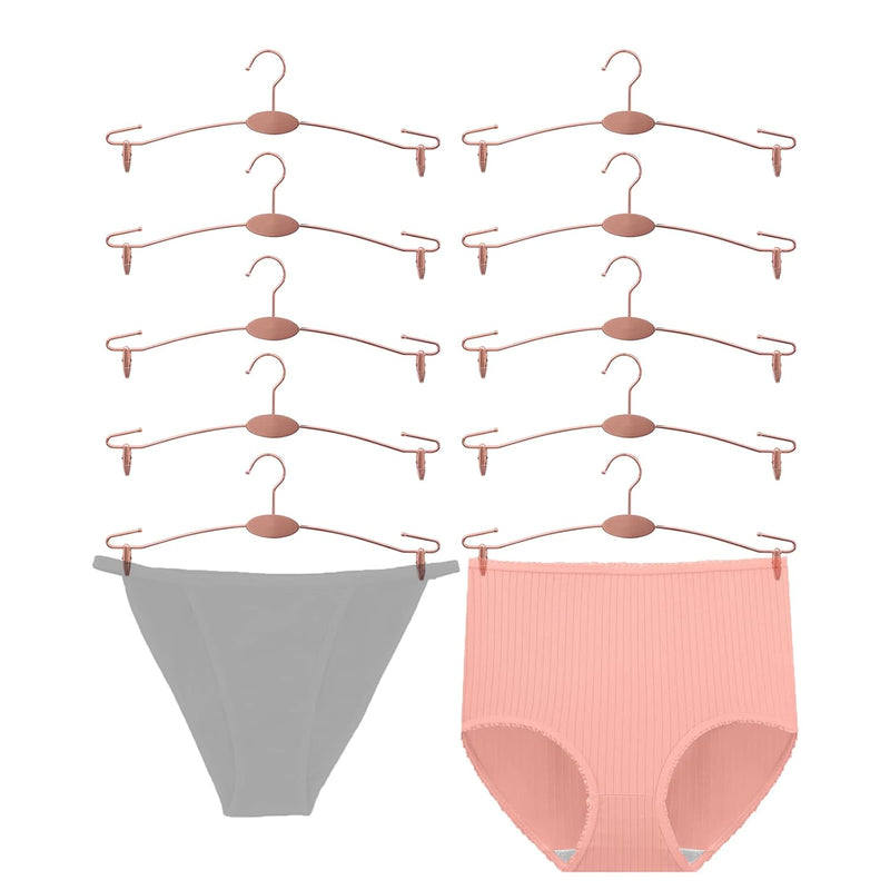 Metal Underwear Bra Rack, Durable Pants Clothes Hangers With Clips,For Lingerie