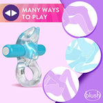 Play With Bull Vibrating C Ring - Clitoris Nestles Between The Vibrating Horns For Pleasure - Stretchy Fits All Penises - Ipx7 Waterproof - Sexual Enhancer For Couples Men