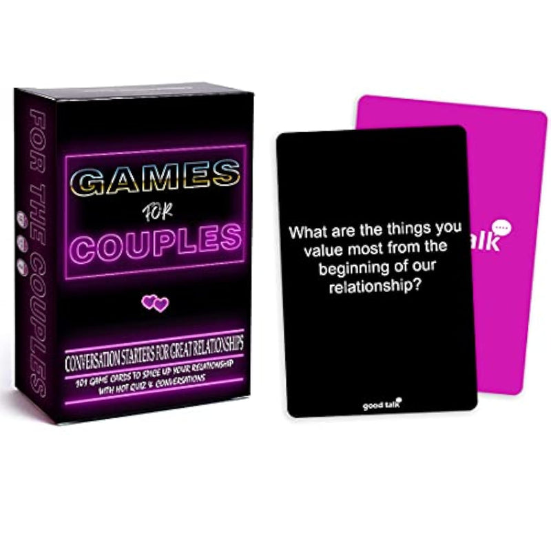 Couples Games, Conversation Starter Questions For Great Relationships - Fun Dating Cards Game, To Explore & Deepen Connections With Your Partner, Romantic Gift For Valentine'S Day
