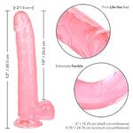 Size Queen 10 Inch Dildo With 6 Inch Shaft Circumference And Sturdy Suction Cup - Pink Se-0262-05-2