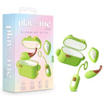 Play With Me Blooming Bliss 4 Piece Adult Sex Toy - Mini Clitoral Massage Wand/Egg Vibrator With Wireless Remote, Usb Travel Friendly Charging, Finger Loop Attachment, Couples - Green