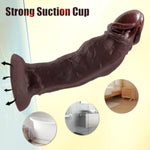 9.1” Realistic Huge Thick Big Dildo,Soft Silicone Body-Safe Material Lifelike Penis With Strong Suction Cup,Vagina Anal Play Adult Sex Toy & Games For Women Men,Bbc Dildo