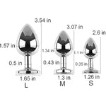 Anal Plug With Sexy Tail For Cosplay, Adult Sex Toys Of Stainless Steel Anal Plug (Pink, Medium)