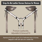 Desirous Harness - Adult Toys Strap On Harness, Fantasy Dildo Compatible, Unique Design For Comfort, Adjustable Waist & Straps, Full-Back Style, Ideal For Pegging Fun Or Lesbian Sex Toys
