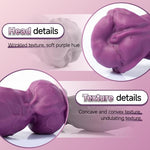 Monster Horse Knot Dildo, Huge Thick Fantasy Dildo with Big Knot, Silicone Dog Penis Pink Wolf Anal Toys with Strong Suction Cup, Sex Toys for Women Men (KR-DL001-M)