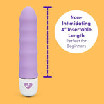 Purple Ripple 10 Function Wavy Vibrator - Silky Silicone - 100% Waterproof
