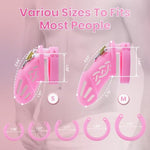 Chastity Cage With Chastity Belt, Silicone Cock Cage & Strap, Male Chastity Devices 5 Cock Rings Bondage Restraints, Breathable Penis Cage Exercise And Abstinence, Bdsm Games Sex Toy For Men (Small)