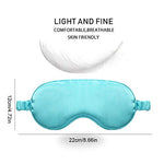 Silk Satin Eye Mask Color Assorted 6-Pack Smooth Sleeping Mask Eye Shade