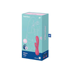 Mono Flex Connect App Vibrator Sex Toy | Adult Toys For Women | Rabbit Vibrator + App | Vibrating Sexual Pleasure Device | Stimulation Vibrators | Woman Sextoy (Red)