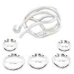 Male Chastity Device Short Small Inner Diameter 30Mm Belt Ergonomic Design Hinged Ring Men Cock Cage T2350 50Mm