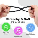 Silicone Penis Rings Set, 2 Sizes Cock Rings For Men Sex Toy, Safe Adult Sex Toys & Games