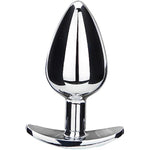Male Sex Toys Bullet Head Metal Anal Plug Anchor Luxury Jewelry Base Butt Plug For Couple Pleasure