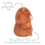Clara Capybara - Microwavable & Weighted Plush Stuffed Animal - Heated Plushie For Warmth - Cute, Soft, Cozy Toy For Adults & Children (Boys, Girls, & Toddlers) By Warm Pals