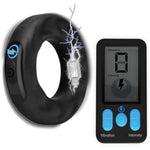 Vibrating Electric Shock Cock Ring With Remote Contol Penis Balls Massager For Men Bdsm Adult Sex Toys Male Masturbator Couples Shocking Vibrator Cockring Penisring Bondage Kits [Made In Usa]