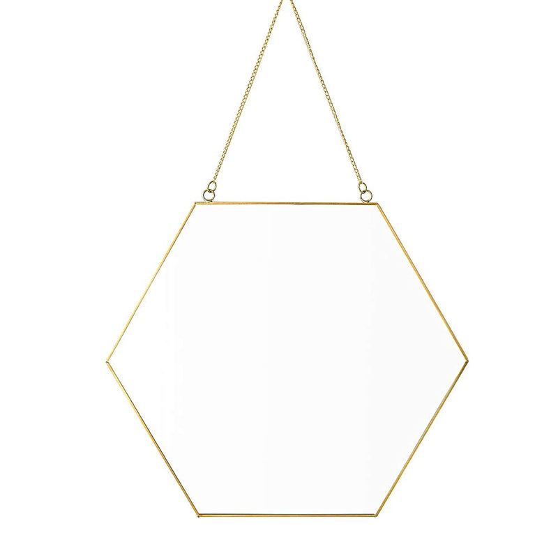 Gold Hexagon Mirror Wall Decor Small Decorative Mirror Hanging Mirrors For Wal