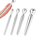 12.5Cm Stainless Steel Urethral Dilator Plugs With Diameter Graduation, Male Prostate Stimulator Masturbation Horse Eye Rod Penis Plug Urethra Catheter Adult Sex Toys For Advanced Men Gay (Set)