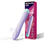 Max Lollipop Dildo Vibrator Adult Sex Toys For Women With 10 Pleasure Modes Full Silicone Vibrating Dildo Massager For Clitoral And Anal Stimulation Waterproof Couple Vibrator Wand