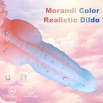 Luminous Fantasy Dildo, Silicone Anal Monster Dildo, Huge Thick Long Realistic Dragon Dildo, Giant Soft Suction For Women, Flexible Big Strap-On For Anal G-Spot Play (Luminous A)