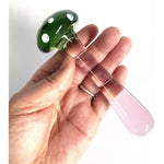 Mushroom Anal Plug Anal Trainer Crystal Dildo Penis Glass Wand Dildo Pleasure Prostate Massager Glass Sex Products For Women