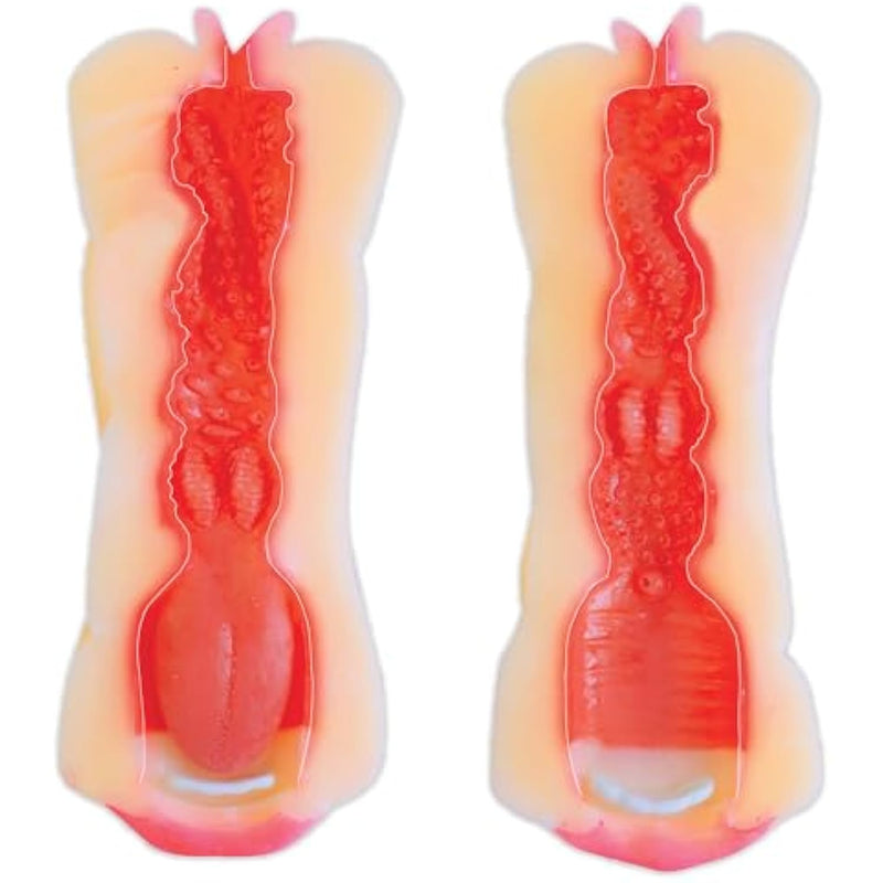 Adam'S Bang And Blow Deep Throat Super Stroker Double Ended Mouth And Vagina Realistic Soft Lips Flexible Tongue And Teeth Textured Interior 7.5 By 3 Inches Super Stretchy Maximum Pleasure