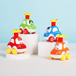 4 Pcs Animal Car Toys For 1 2 Year Old Boy|Baby Toys 12-18 Months|1 2 Year Old Boy Christmas Birthday Gifts For Infant Kids|Cars For Toddlers 1-3|Stocking Stuffers For Kids