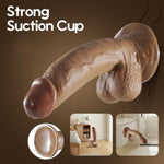 11 Inch Huge Thick Dildo,Realistic Dildo Brown With Strong Suction Cup,Big Real Skin Dildo Adult Sex Toys For Women Couples Men