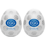 TENGA Egg Disposable, One Time Use, Super Stretchable Male Masturbator Sleeve, Sphere (Pack of 2)