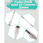 Sex Machine M Metal Extension Rod Attachment 28.5Cm), Extension Tube For Automatic Sex Machines And Adult Toys With Quick Air Connector (11.22 Inch)