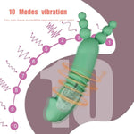 Pea'S Monster Dual Vibrating Dildo Adult Sex Toys,Heatable10 Modes Waterproof Clitoral Vagina & Anal Stimulation Vibrator,Women Masturbate Climax Dildos Sex Toy For Couple Games Pleasure