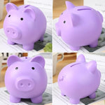 Mini Piggy Bank, Plastic Coin Bank, Unbreakable Money Banks, Cute Piggy Banks, Best Birthday Gifts Home Decoration?Purple?